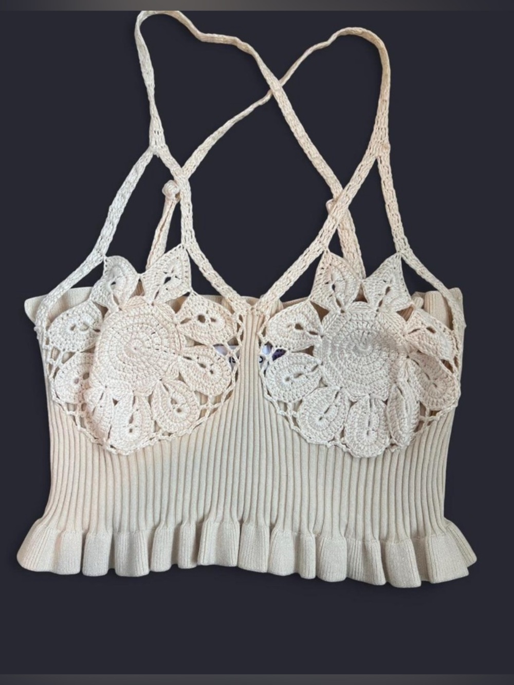 House of Sunny Palma Crochet Top